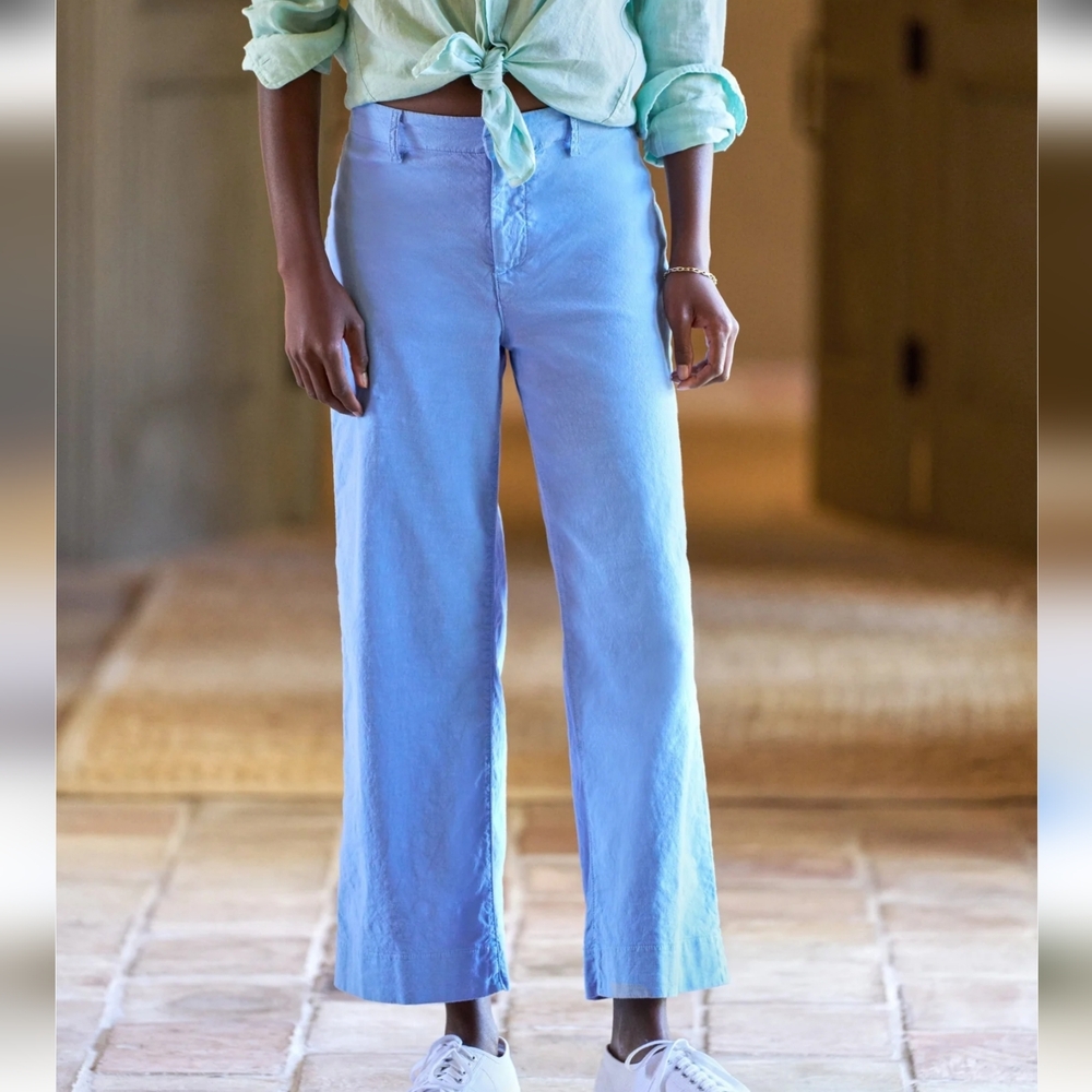 Frank & Eileen Light Blue Wide-Leg Pants || Size 2